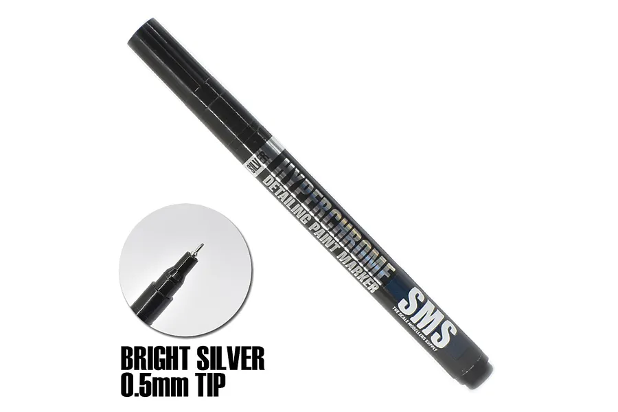 Scale Modellers Supply SMS Hyperchrome Marker (Bright Silver) 0.5mm image 82389