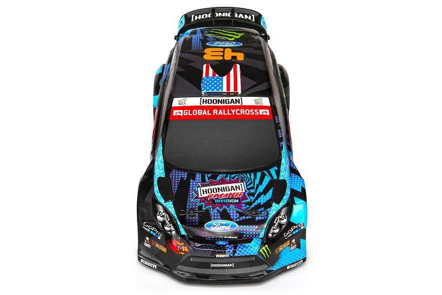 HPI 1/18 Micro RS4 2013 Ford Fiesta Ken Block Painted Body Shell image 8240