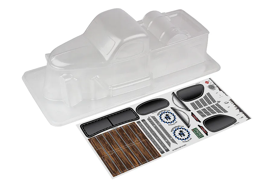 Team Associated 1/10 Trophy Rat Unpainted Body Shell - Clear image 82394