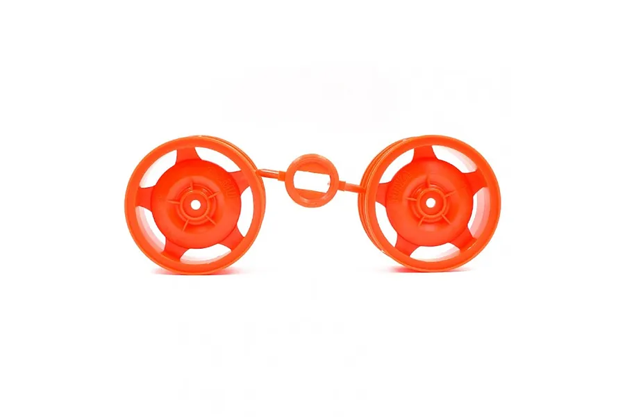 Tamiya 2.2&amp;quot; Orange Front Rims 2Pcs image 82420