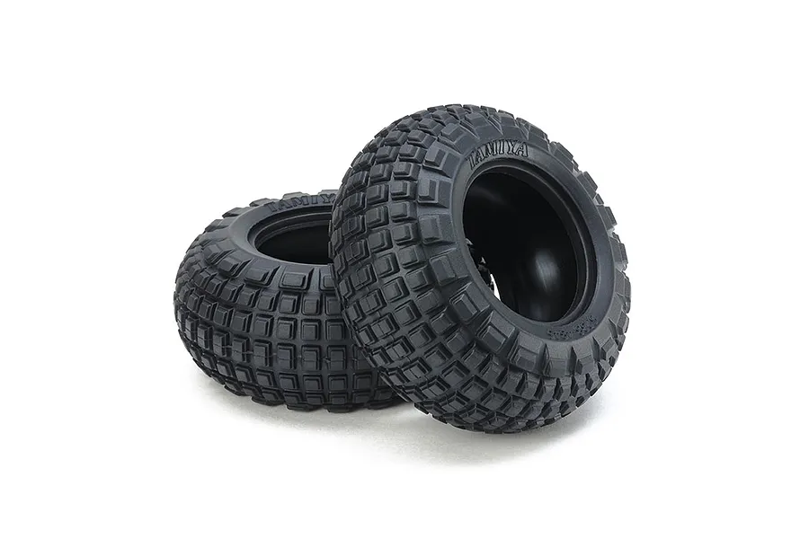 Tamiya ST Block Bubble Front Tyres 2Pcs image 82424