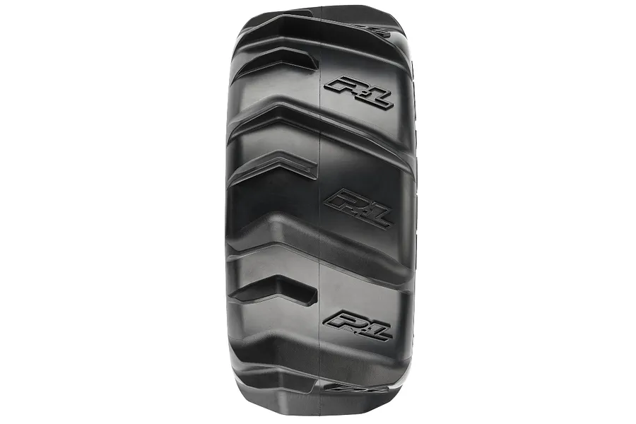Pro-Line 5.7&amp;quot; Dumont Paddle Tyres On Black Raid Rims - Glued Wheels 2Pcs image 82520