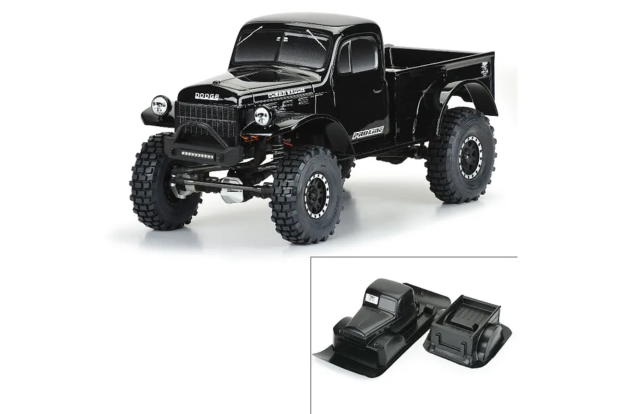 Pro-Line 1/10 1946 Dodge Power Wagon Painted Body Shell - Black image 82524