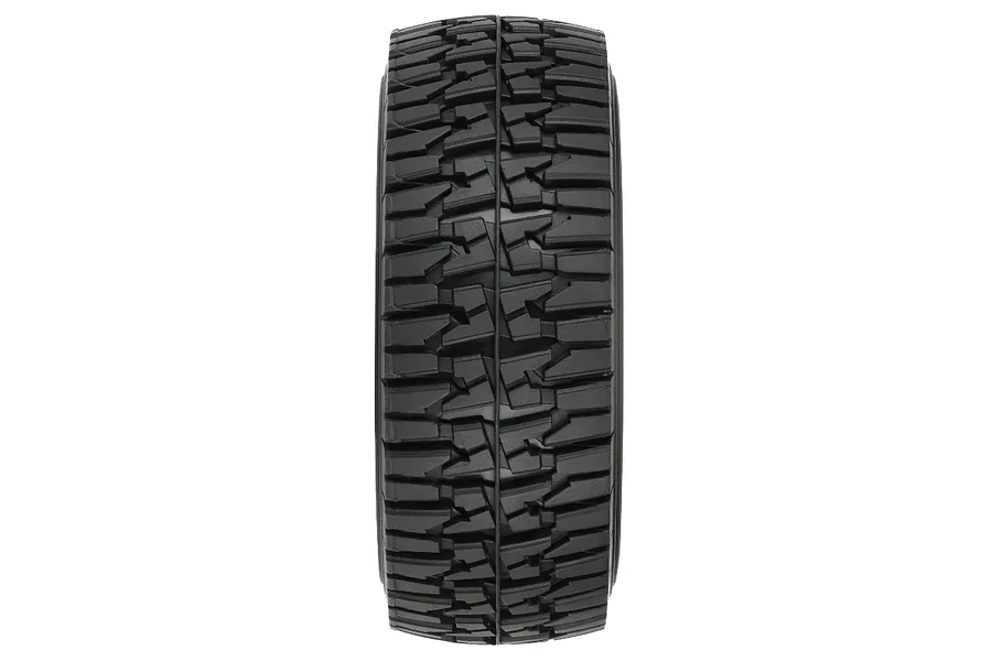 Pro-Line 2.4/3.3&amp;quot; Mirage TT Belted Tyres on Black Raid Rims - Glued Wheels 2Pcs image 82545