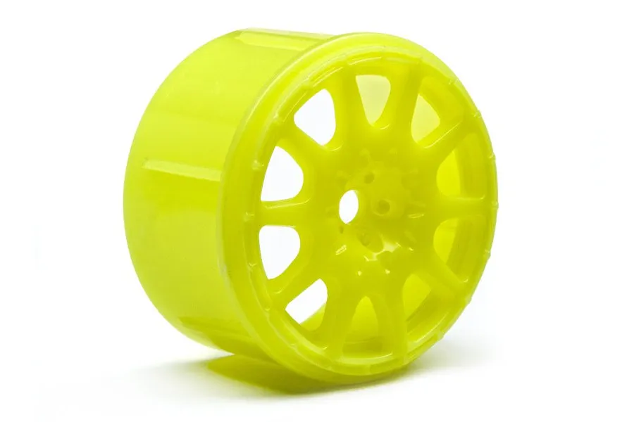 HPI 1.2&amp;quot; Micro RS4 Micro Rally Yellow Rims 4Pcs image 8262
