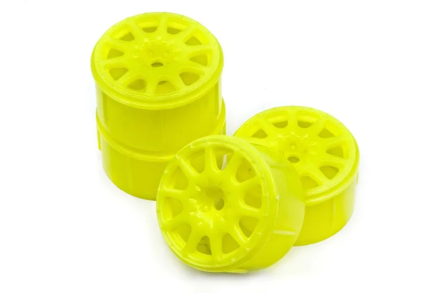 HPI 1.2&amp;quot; Micro RS4 Micro Rally Yellow Rims 4Pcs image 8263