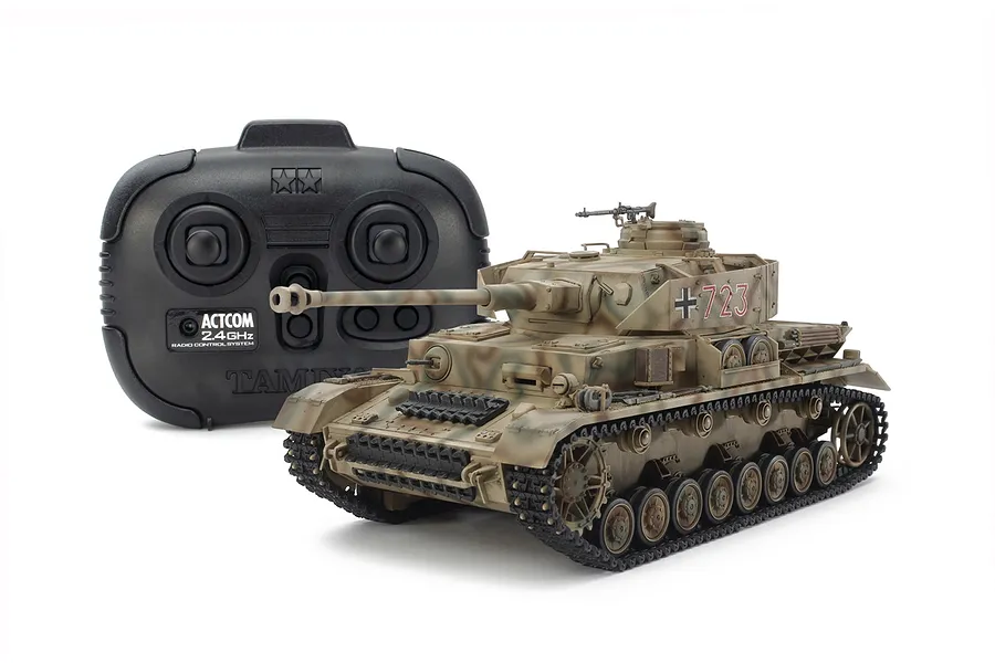 Tamiya 1/35 Panzerkampfwagen IV AUSF.J Electric RC Tank Kit image 82655