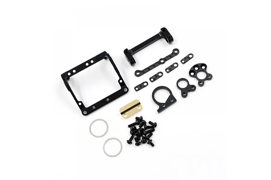 Yeah Racing Black Aluminium 94-98mm Motor Mount Set image 82724