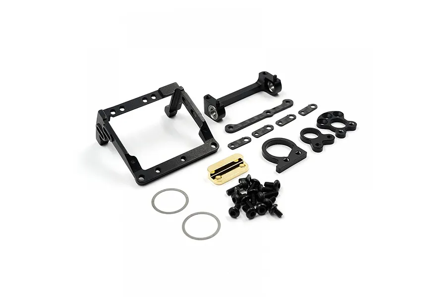 Yeah Racing Black Aluminium 94-98mm Motor Mount Set image 8