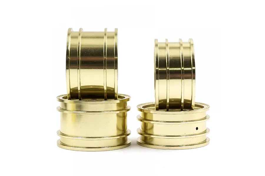 Yeah Racing 2.2&amp;quot; Gold Aluminium Buggy Rims 4Pcs image 82743