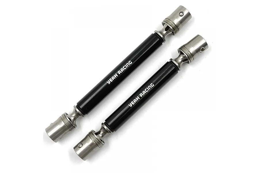 Yeah Racing Black Aluminium Front &amp;amp; Rear Centre CVD Driveshafts 2Pcs image 82757