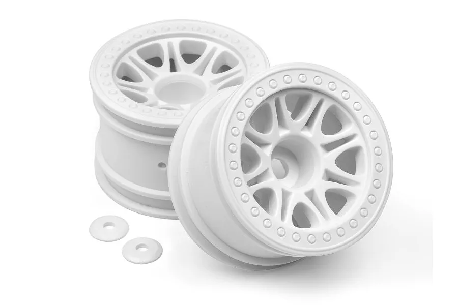 HPI 2.2&amp;quot; Spilt 8 White Rims 2Pcs image 8286
