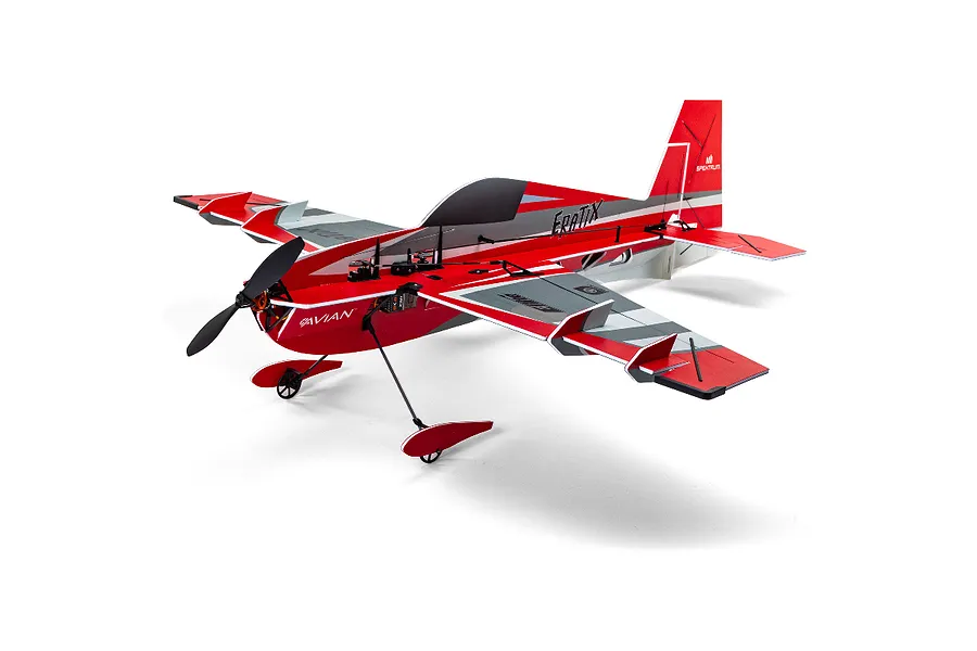 E-Flite RC Plane Eratix 3D FF (Flat Foamy) 860mm 3D Aerobatic PNP - Red image 82915
