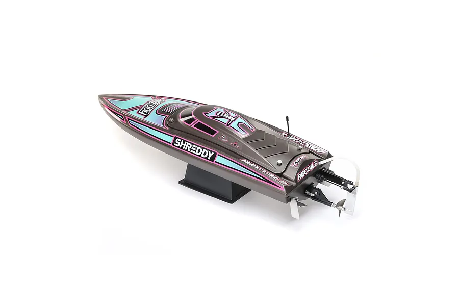 Pro Boat Recoil 2 V2 26&amp;quot; RC Speed Boat Brushless Deep-V RTR - Shreddy Grey image 83011