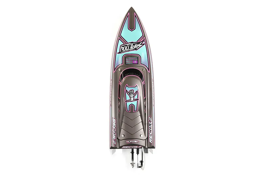 Pro Boat Recoil 2 V2 26&amp;quot; RC Speed Boat Brushless Deep-V RTR - Shreddy Grey image 83017
