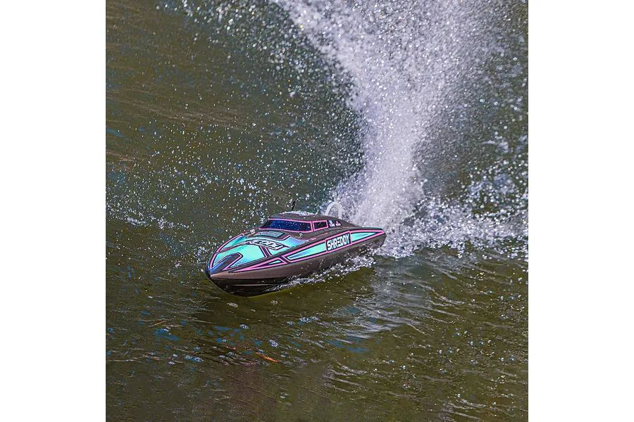 Pro Boat Recoil 2 V2 26&amp;quot; RC Speed Boat Brushless Deep-V RTR - Shreddy Grey image 83020