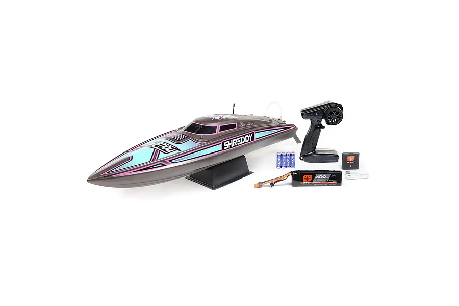 Pro Boat Recoil 2 V2 26&amp;quot; RC Speed Boat Brushless Deep-V RTR - Shreddy Grey image 83022