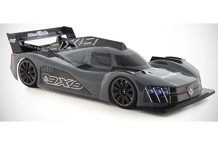 MonTech 1/10 190mm P9x8 GT Hypercar Unpainted Body Shell w/ Decal Sheet image 83026