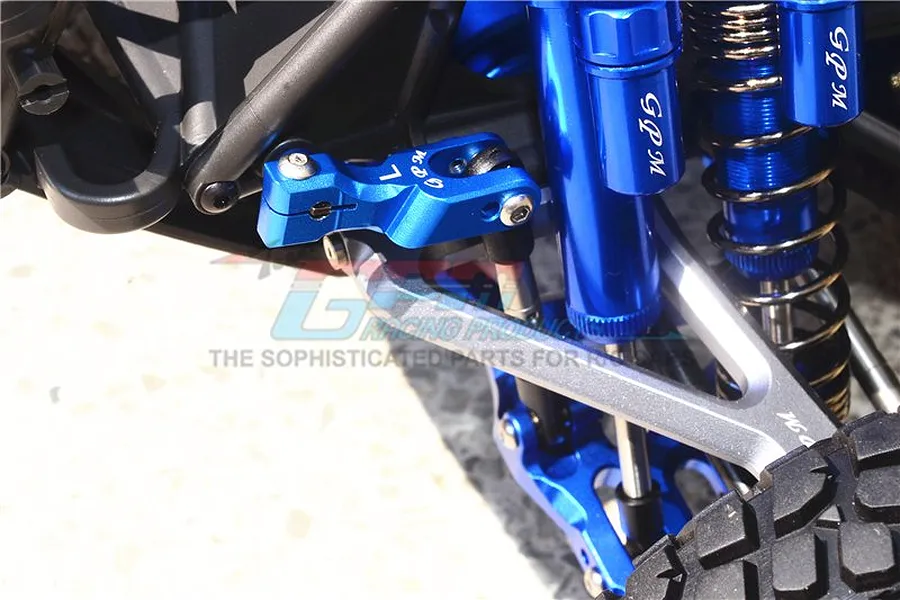 GPM Orange Aluminium Front Sway Bar Arm &amp;amp; Stainless Steel Sway Bar/Linkage Set image 83130