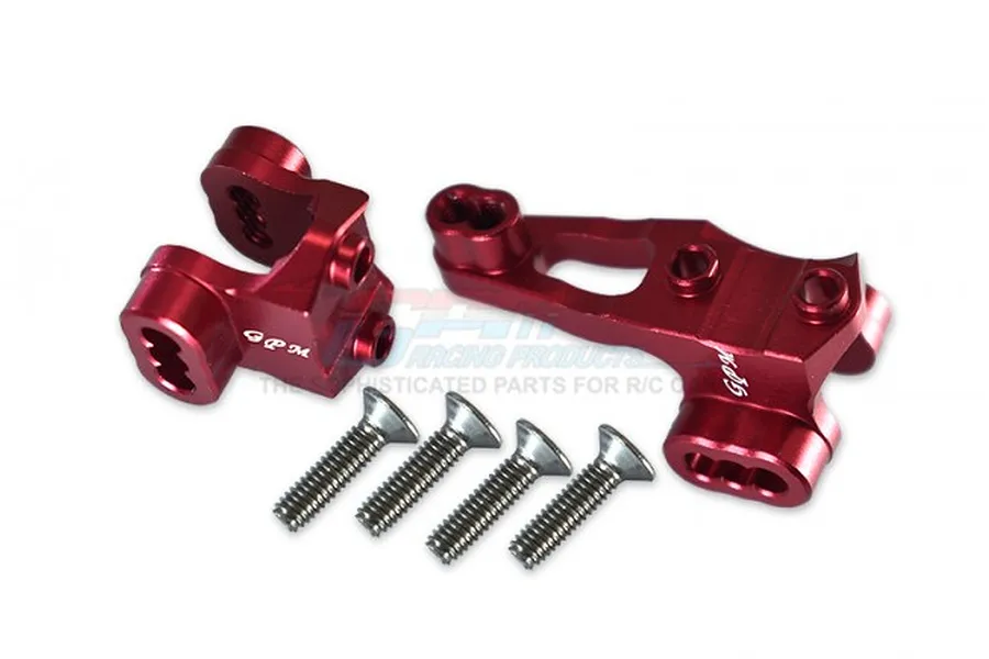 GPM Red Aluminium Front Axle Linkage Mount Set image 83133