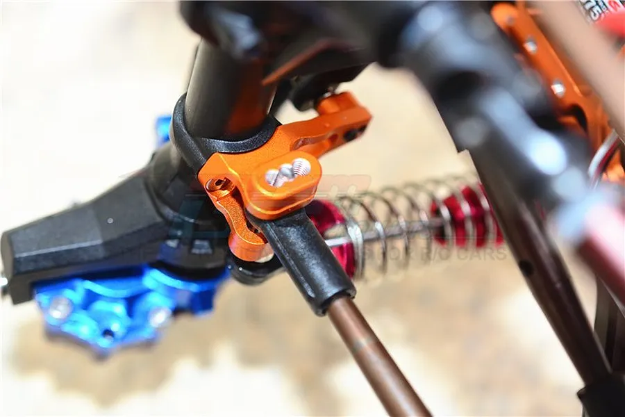 GPM Red Aluminium Front Axle Linkage Mount Set image 3