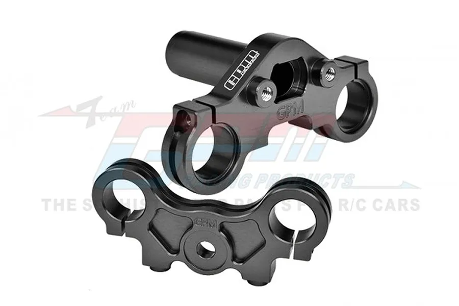 GPM Black Aluminium Triple Clamp Set image 83202