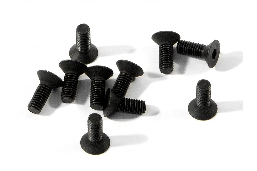 HPI 3x8mm Fine Thread Countersunk Head Screws 10Pcs image 8323