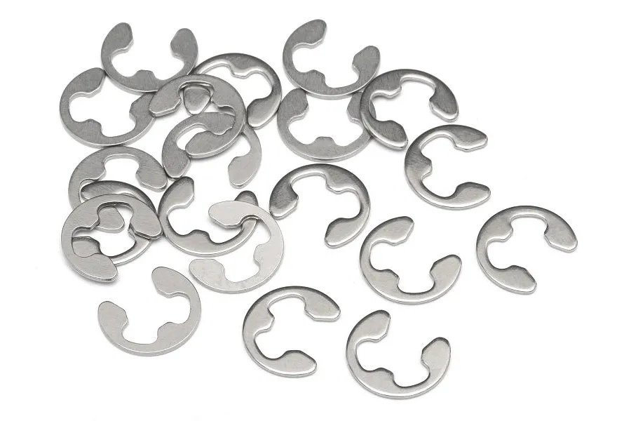 HPI 4mm Stainless Steel E-Clips 20Pcs image 8324