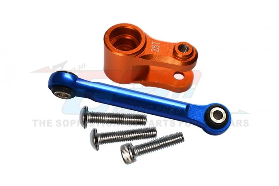 GPM Orange Aluminium 25T Servo Horn w/ Tie Rod image 83259