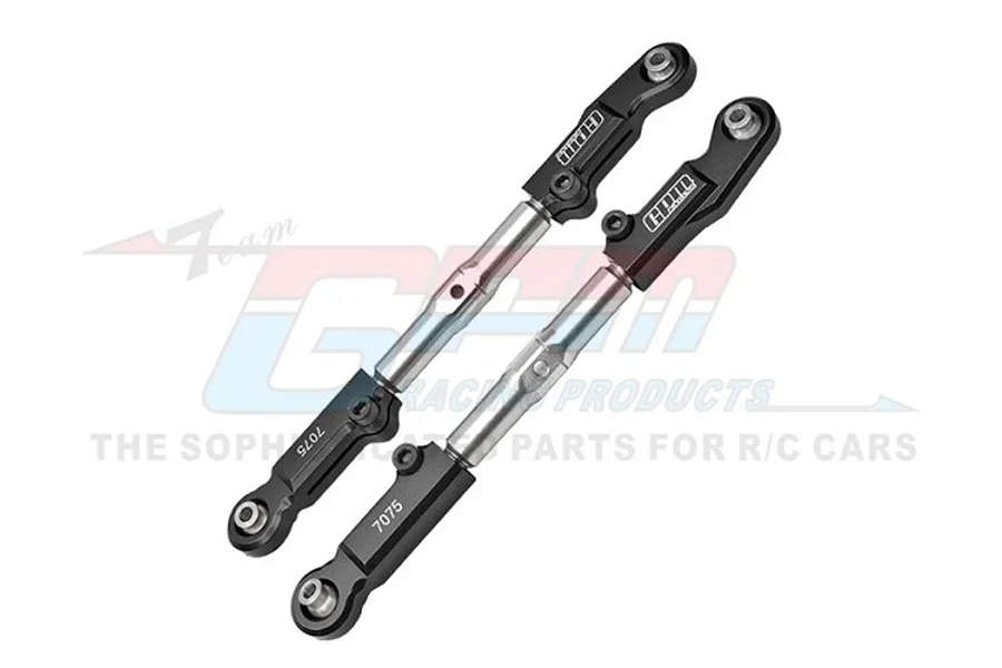 GPM Black Aluminium Front Adjustable Camber Links 2Pcs image 83261