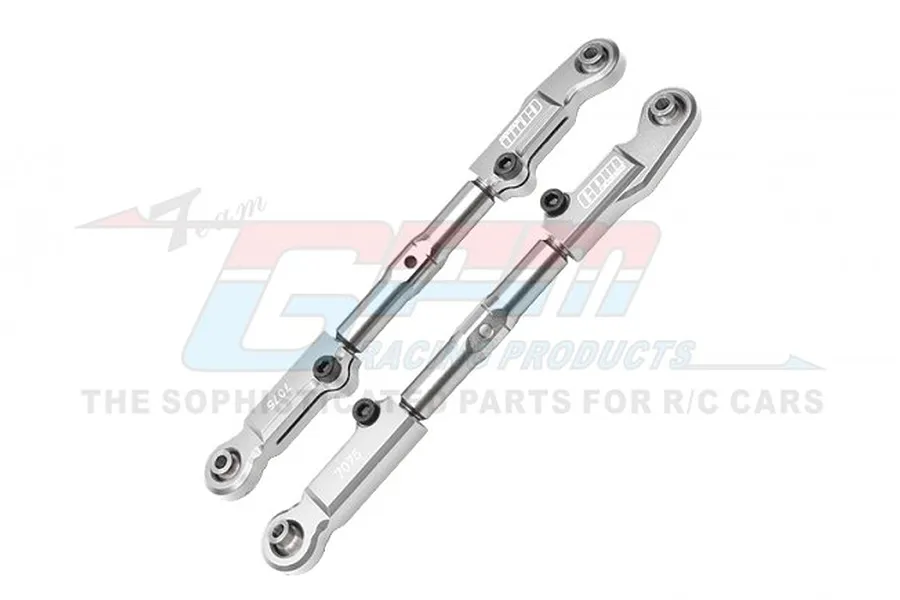 GPM Silver Aluminium Front Adjustable Camber Links 2Pcs image 83264