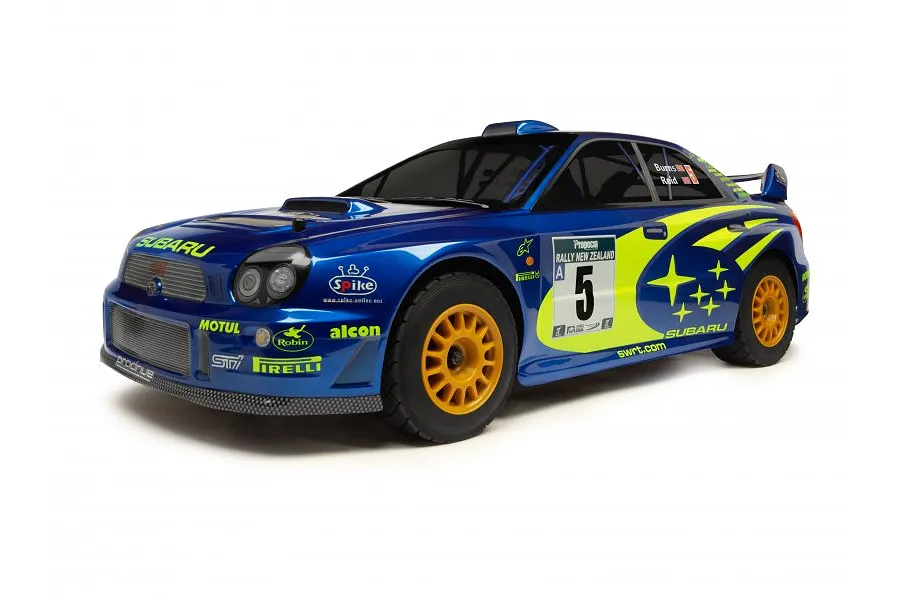 HPI 1/8 WR8 2001 WRC Subaru Impreza Painted Body Shell - Blue image 83399