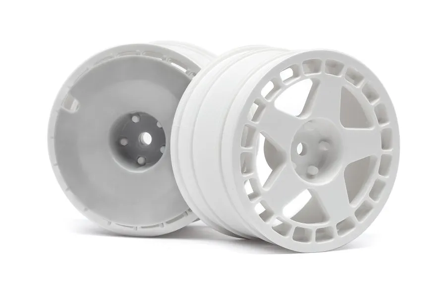 HPI 2.2&amp;quot; White Fifteen52 Turbomac Rims 2Pcs image 83406