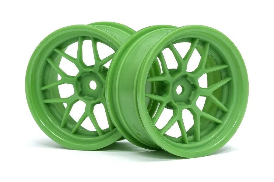 HPI 2.0&amp;quot; Green Tech 7 (+6mm Offset) Rims 2Pcs image 83422