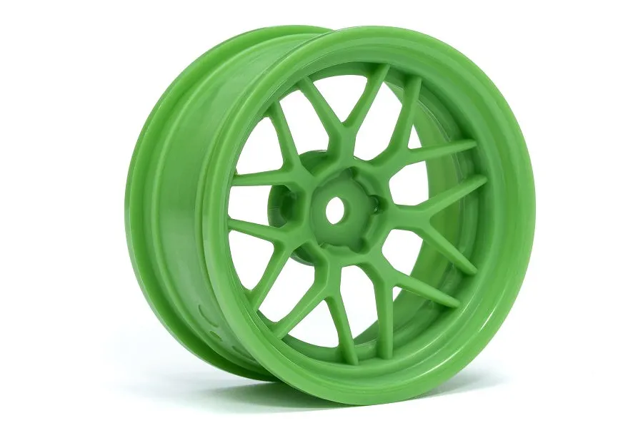 HPI 2.0&amp;quot; Green Tech 7 (+6mm Offset) Rims 2Pcs image 83423