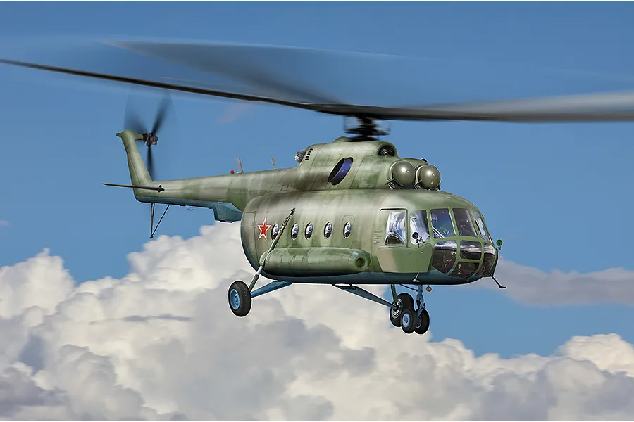 Trumpeter 1/48 Mi-17 Hip-H Helicopter Scaled Plastic Model Kit image 83461