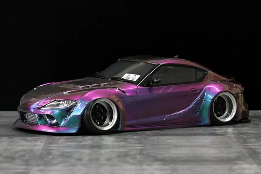 Pandora RC 1/10 Toyota GR Supra A90 BLS BN-Sports Unpainted Body Shell - Clear image 3