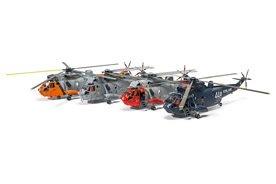 Airfix 1/48 Westland Sea King HAS.1/HAS.5/HU.5 Helicopter Scaled Plastic Model Kit image 83526