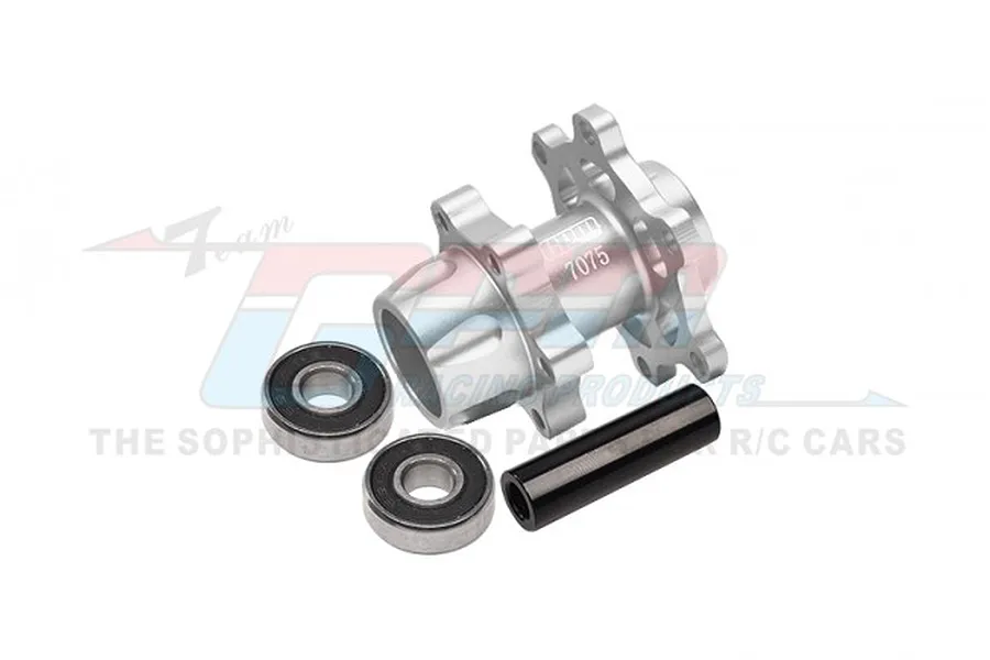 GPM Silver Aluminium Front Wheel Hub Hex w/ Larger Inner Bearings image 83567