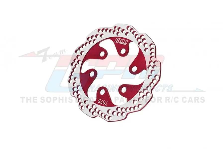 GPM Red Aluminium Rear Brake Disc image 83585