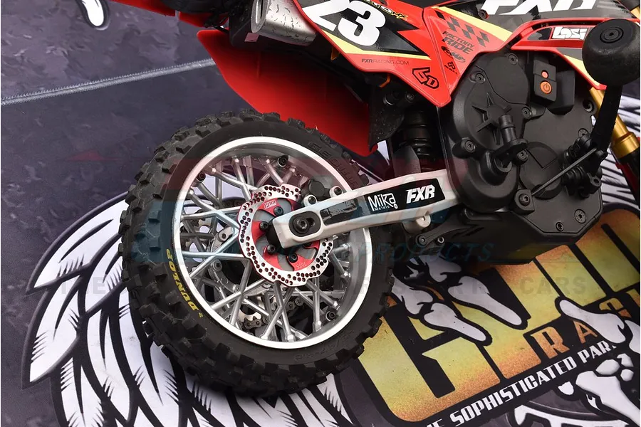 GPM Red Aluminium Rear Brake Disc image 83586