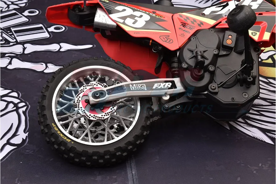 GPM Red Aluminium Rear Brake Disc image 83587