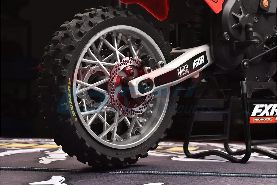 GPM Red Aluminium Rear Brake Disc image 83589