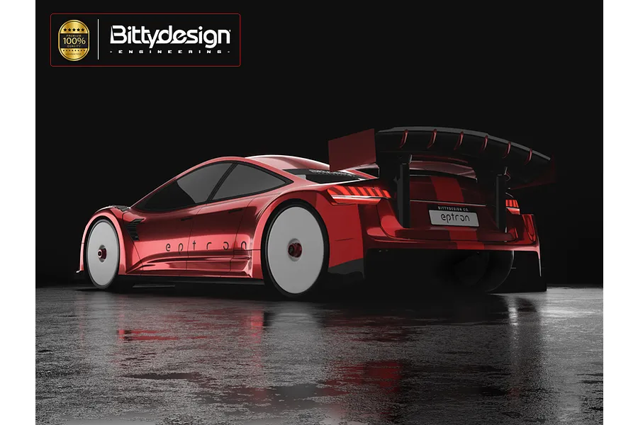 Bittydesign 1/10 Eptron Unpainted Body Shell - Clear image 83677