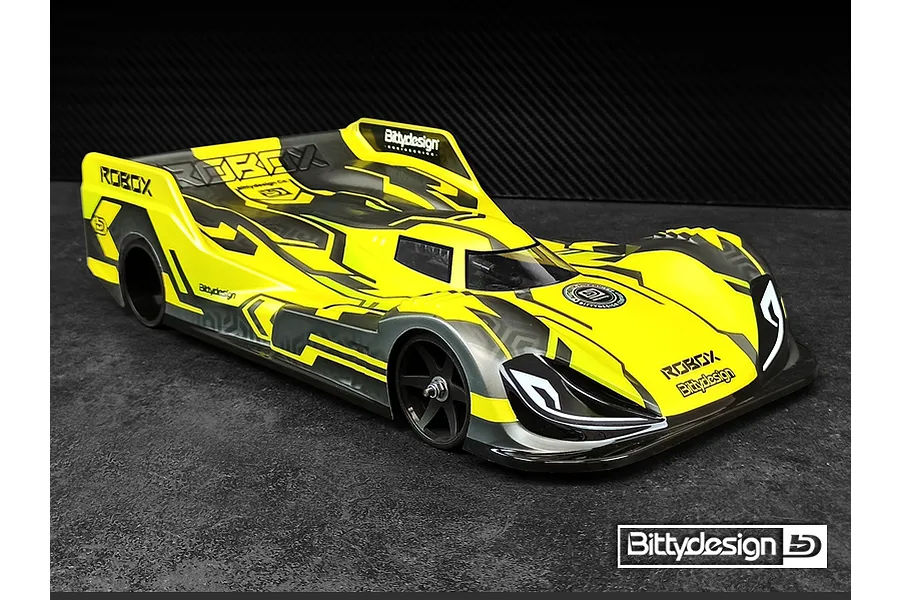 Bittydesign 1/12 Robox Pan Car Unpainted Body Shell - Clear image 83684