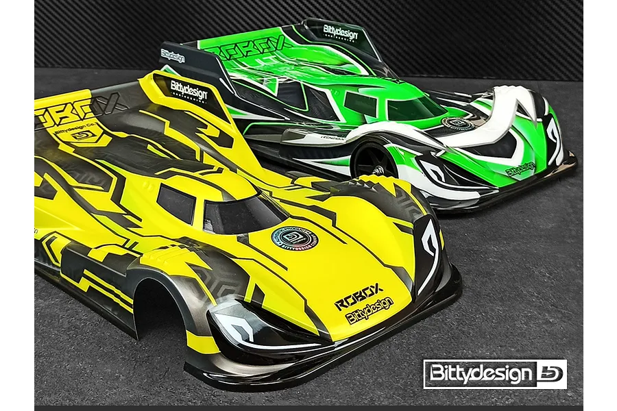 Bittydesign 1/12 Robox Pan Car Unpainted Body Shell - Clear image 83686