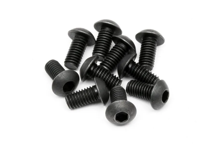 HPI 3x6mm Fine Thread Button Head Screws 10Pcs image 8370