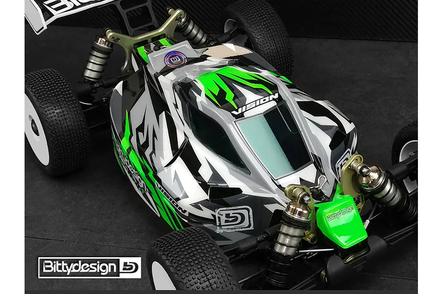 Bittydesign 1/8 Vision MP10E Unpainted Body Shell - Clear image 83692