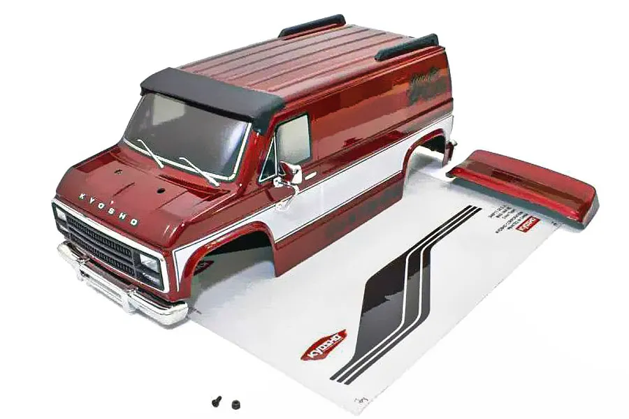 Kyosho 1/10 Mad Van VE Painted Body Shell - Red image 83734