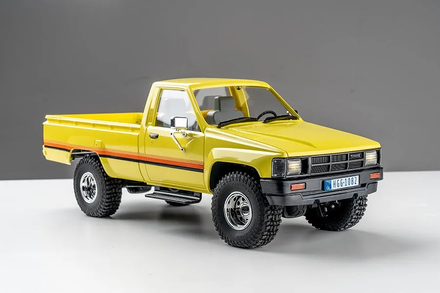 FMS 1983 Toyota Hilux RC Rock Crawler Electric 4WD 1/18 Scale RTR - Yellow image 83743